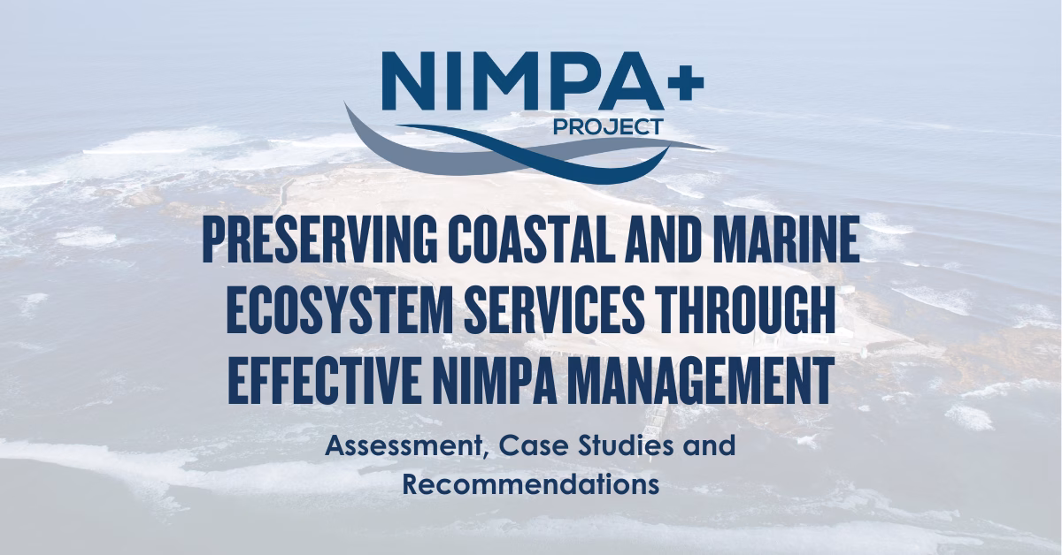 Preserving coastal & marine ecosystem services through...